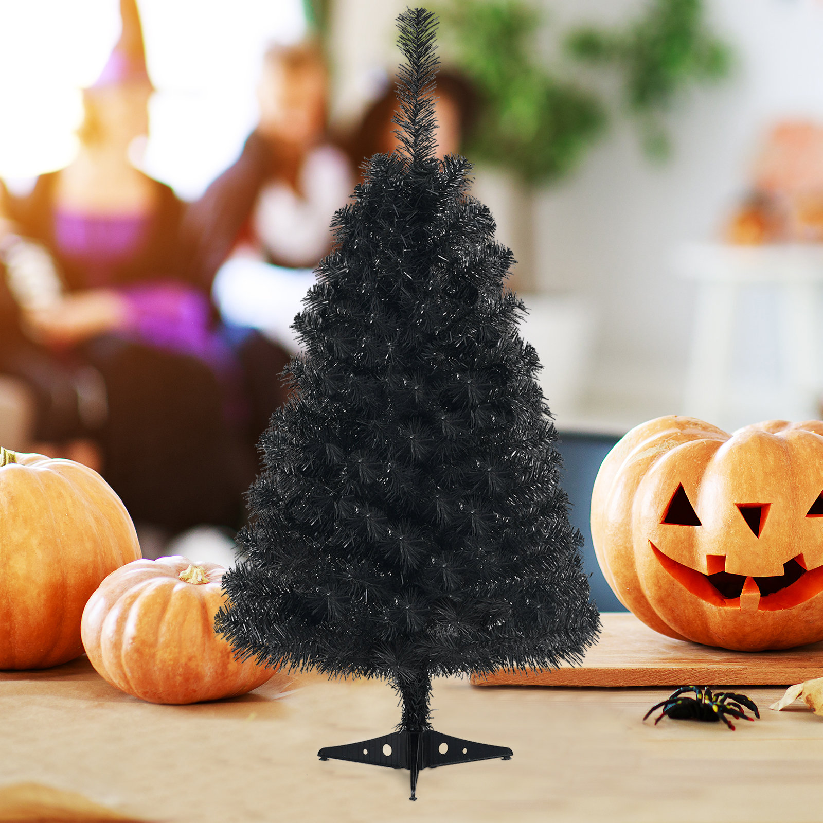 The Holiday Aisle 36 H Black Pine Cashmere Christmas Tree Wayfair